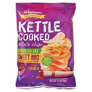 Wegmans Sweet BBQ Reduced Fat Kettle  Cooked Potato Chips