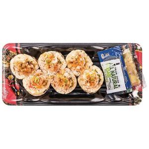 Wegmans Sushi Spicy Shrimp Po Boy Roll with White Rice (Cooked)