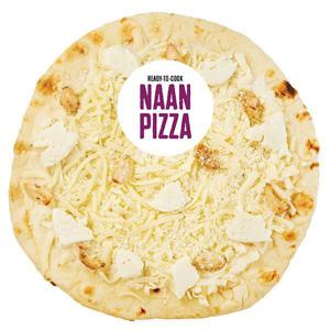 Wegmans Ready to Cook White Cheese & Roasted Garlic Naan Pizza