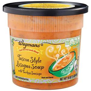 Wegmans Tuscan Style Lasagna Soup with Turkey Sausage