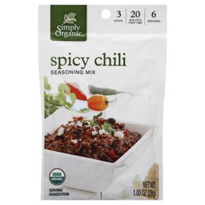 Simply Organic Seasoning Mix, Spicy Chili