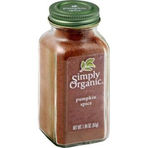 SIMPLY ORGANIC Pumpkin Spice