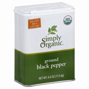 Simply Organic Black Pepper, Ground