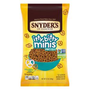 Snyder's Of Hanover Pretzels, Low Fat, Itty Bitty Minis