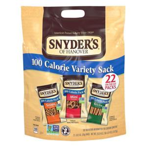 Snyder's Of Hanover Pretzels, 100 Calorie, Variety Sack