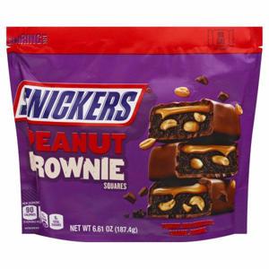 Snickers Squares, Peanut Brownie, Sharing Size