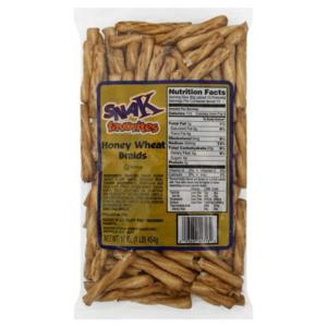 Snak Favorites Wheat Braids, Honey