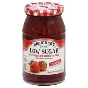 Smucker's Jelly, Reduced Sugar Preserves, Strawberry