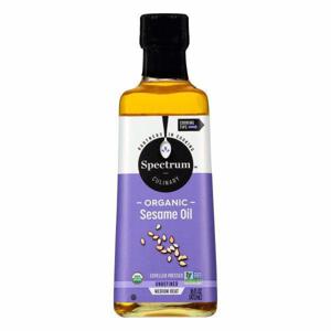 Spectrum Culinary Sesame Oil, Organic, Expeller Pressed, Unrefined