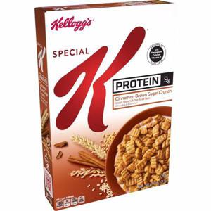 Special K Cereal Kellogg's Special K Protein Breakfast Cereal, Cinnamon Brown Sugar Crunch, Good Source of Fiber, 11oz