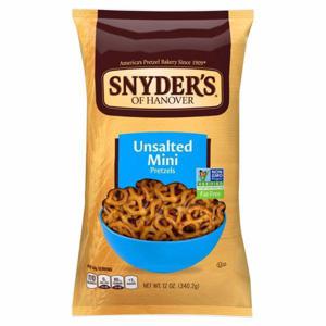 Snyder's Pretzels, Unsalted, Mini