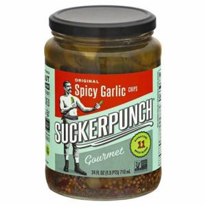 SuckerPunch Gourmet Spicy Garlic Chips, Original