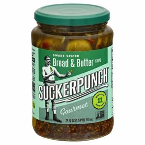 SuckerPunch Gourmet Bread & Butter Chips, Sweet Spiced