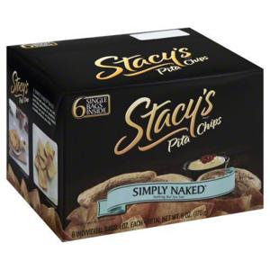 Stacy's Pita Chips, Simply Naked, Single Bags