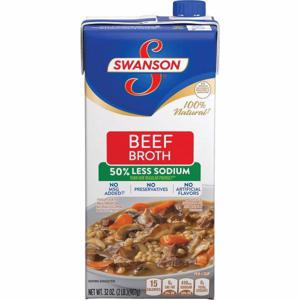 Swanson 50% Less Sodium Beef Broth