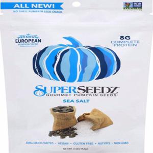 SuperSeedz Pumpkin Seeds, Gourmet, Sea Salt