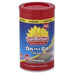 SunButter Sunflower Butter, Creamy, On the Go