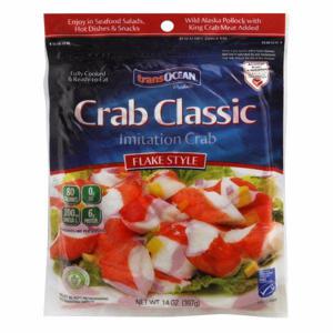 TransOcean Crab Classic Imitation Crab, Flake Style