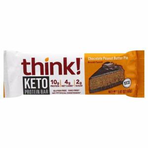 Think! Protein Bar, Keto, Chocolate Peanut Butter Pie