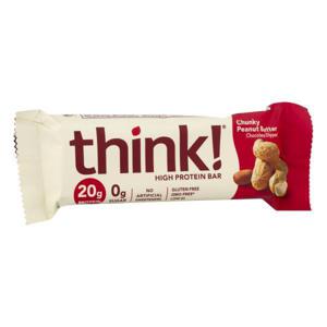 think! High Protein Bar, Chocolate Dipped, Chunky Peanut Butter