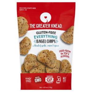 The Greater Knead Bagel Chips, Gluten-Free, Everything