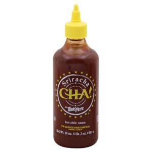 Texas Pete Chile Sauce, Sriracha Cha!, Hot