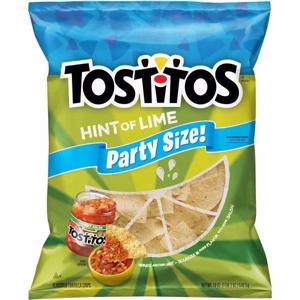 Tostitos Tortilla Chips, Hint of Lime, Party Size