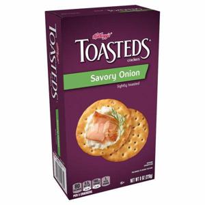 Toasteds Crackers Crackers, Savory Onion