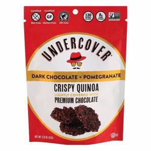 Undercover Crispy Quinoa, Dark Chocolate + Pomegranate