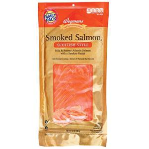 Wegmans Smoked Scottish Style Salmon, FAMILY PACK