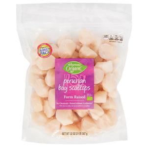 Wegmans Organic Peruvian Bay Scallops, FAMILY PACK