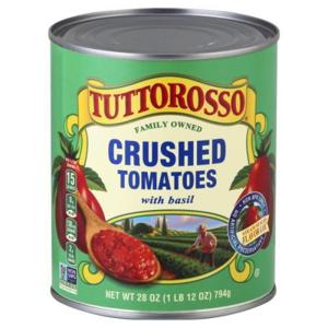 Tuttorosso Tomatoes, with Basil, Crushed