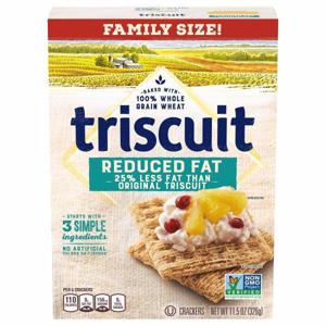 Triscuit Crackers, Reduced Fat, Family Size