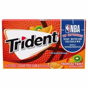 Trident Gum, Sugar Free, Tropical Twist