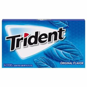 Trident Gum, Sugar Free, Original Flavor