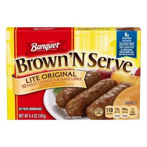 Banquet Brown 'N Serve Sausage Links, Lite Original