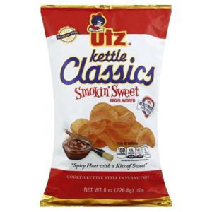 UTZ Potato Chips, Kettle Classics, Smokin' Sweet BBQ