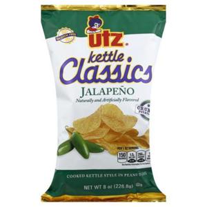 UTZ Potato Chips, Kettle Classics, Jalapeno