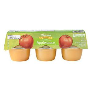 Wegmans Applesauce, 6 Pack