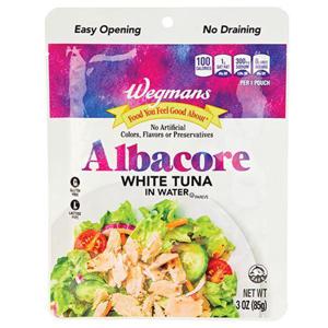 Wegmans Albacore White Tuna in Water Pouch