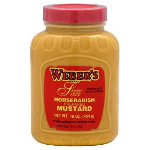 Weber's Horseradish Prepared Mustard