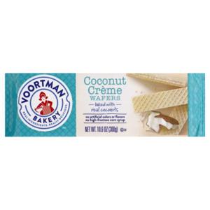 Voortman Wafers, Coconut Creme