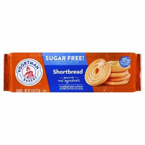 Voortman Cookies, Sugar Free, Shortbread