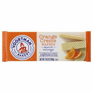 VOORTMAN BAKERY Wafers, Orange Creme