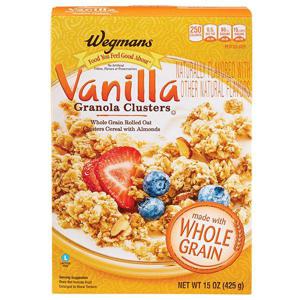 Wegmans Cereal, Vanilla Granola Clusters