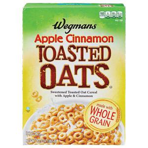 Wegmans Cereal, Toasted Oats, Apple Cinnamon