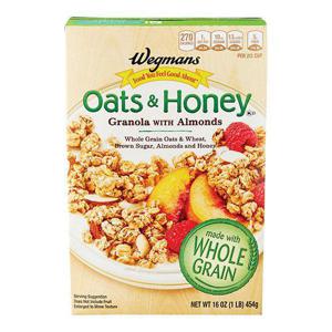 Wegmans Cereal, Oats & Honey Granola with Almonds