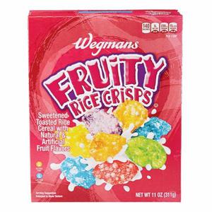 Wegmans Cereal, Fruity Rice Crisps