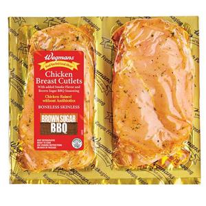 Wegmans Brown Sugar BBQ Chicken Breast Cutlets