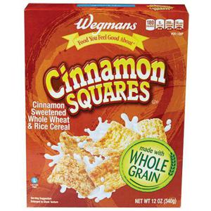 Wegmans Cereal, Cinnamon Squares